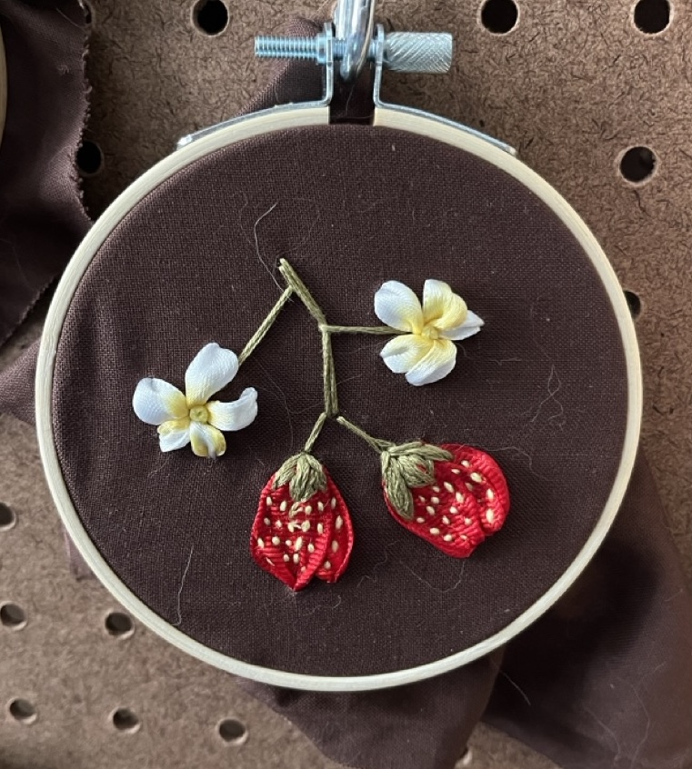 Ribbon embroidery