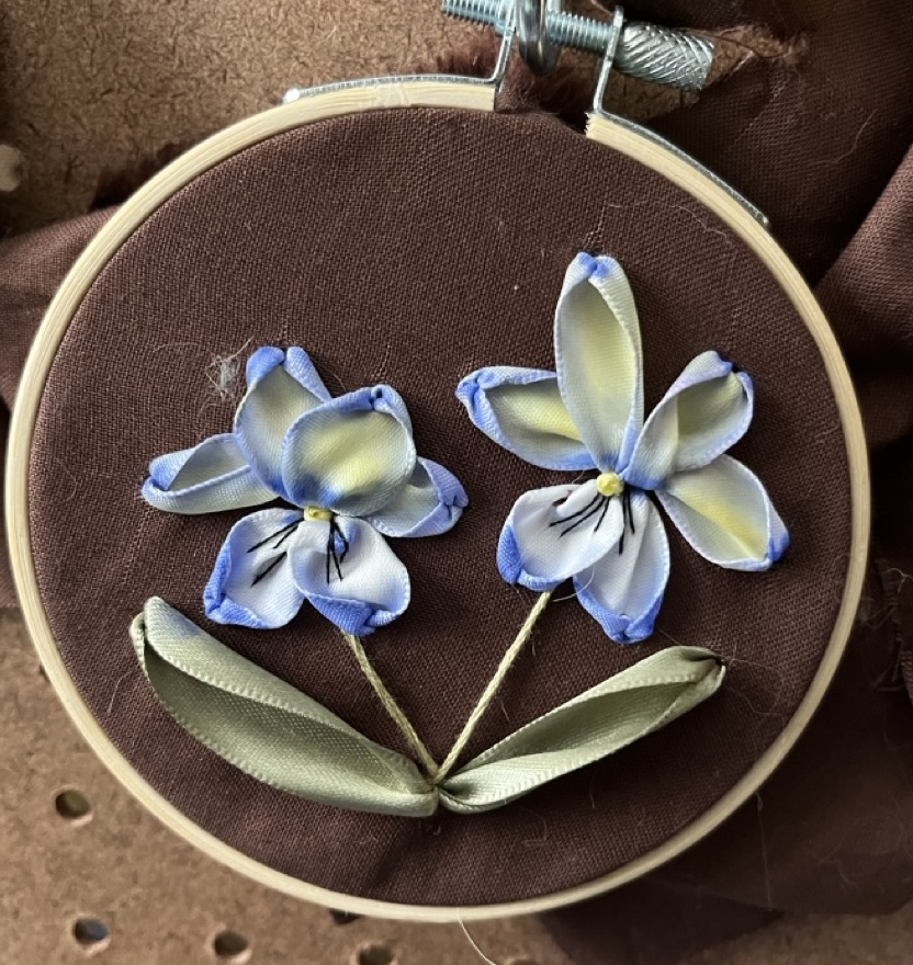 Ribbon embroidery