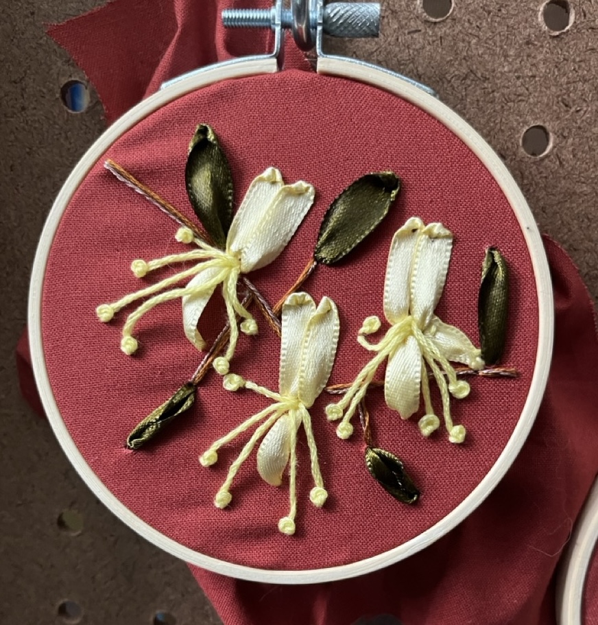 Ribbon embroidery