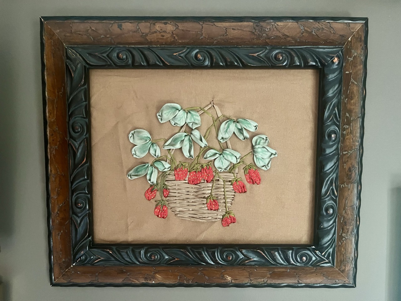 Strawberry hanging basket